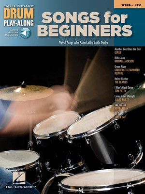 Songs for Beginners - Drum Play-Along Volume 32 - Drums Hal Leonard Drum Notation /CD