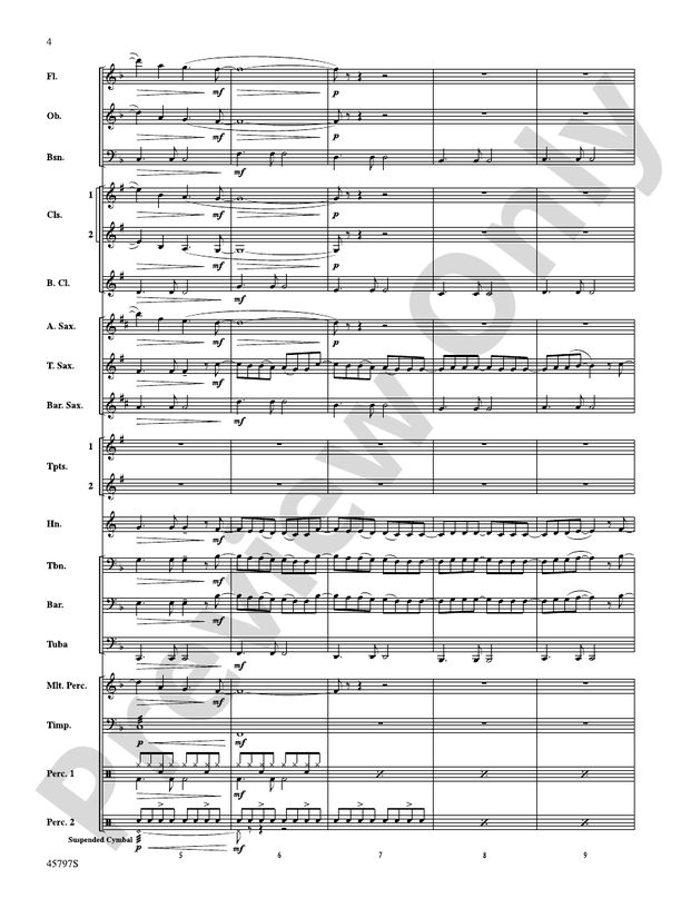 '80s Soundtrax - Concert Band Conductor Score & Parts (Digital Download)