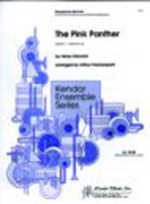 The Pink Panther - 2 Altos, Tenor and Baritone Saxes - Henry Mancini / Arthur Frackenpohl - Saxophone Kendor Music Saxophone Quartet Score/Parts