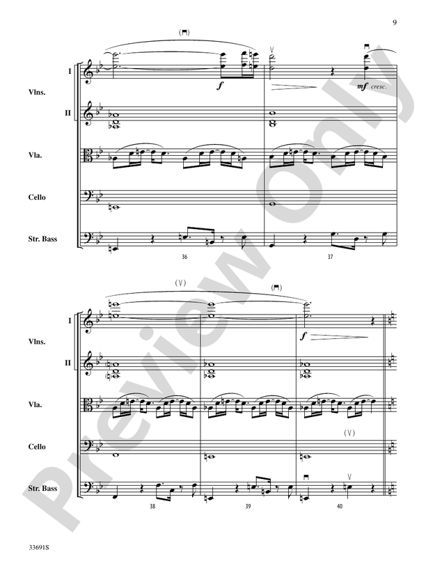 Paranoid Android (from OK Computer) - String Orchestra Conductor Score & Parts (Digital Download)