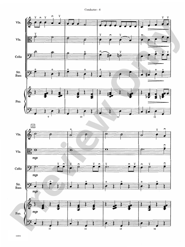 Classics for a Christmas Pops, Level 1 – String Orchestra Conductor Score & Parts (Digital Download)