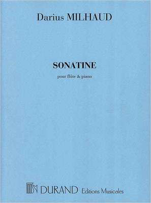Milhaud - Sonatine - Flute Durand Editions Musicales DF01027900
