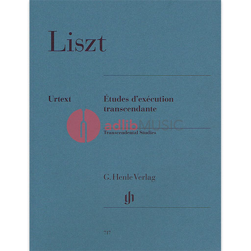 Liszt - Transcendental Studies - Piano Solo Henle HN717