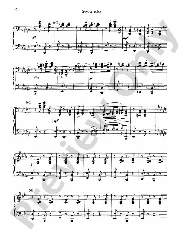 The Piano Works of Rachmaninoff, Volume VIII: Works for One Piano/Four Hands and One Piano/Six Hands - Piano (Digital Download)