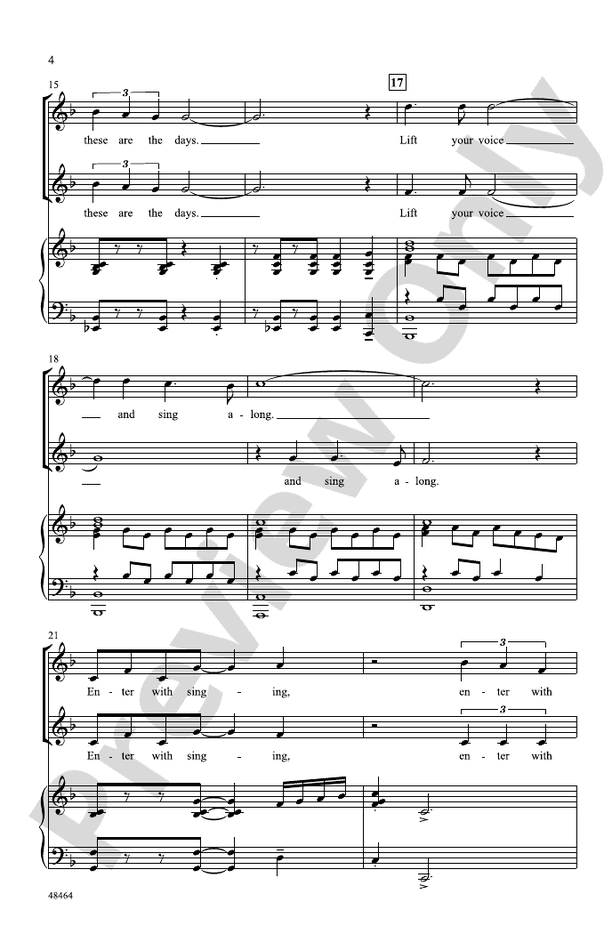 Enter with Song! – 2-Part Choral Octavo (Digital Download)