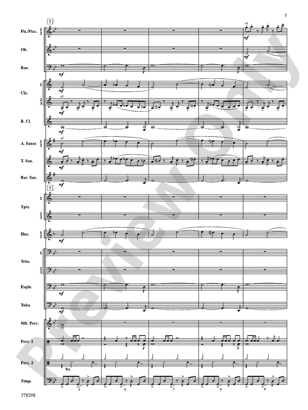 Vertigo - Concert Band Conductor Score & Parts (Digital Download)