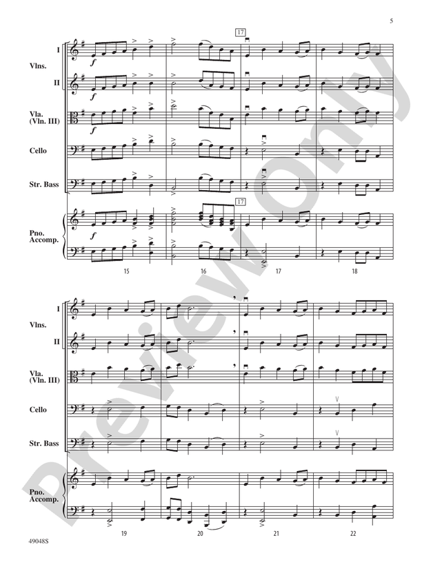 Anaconda - String Orchestra Conductor Score & Parts (Digital Download)