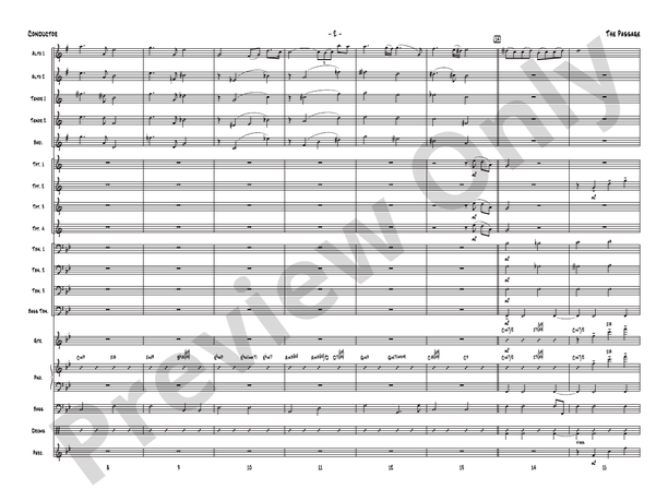 The Passage - Jazz Ensemble Conductor Score & Parts (Digital Download)