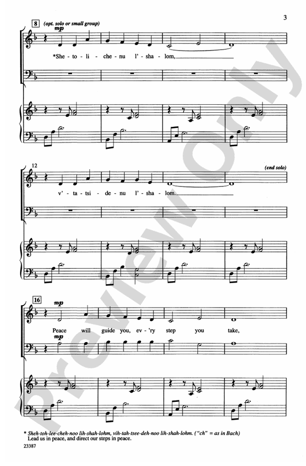 Journey in Peace – 3 Part Mixed Choral Octavo (Digital Download)