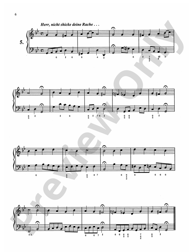 Bach - Sixty-nine Chorales with figured bass (Ed. Hans Bischoff) - Piano Solo (Digital Download)