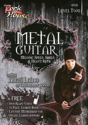 Alexi Laiho of Children of Bodom - Metal Guitar - Melodic Speed, Shred & Heavy Riffs Level Two - Guitar Alexi Laiho Rock House Guitar Solo DVD