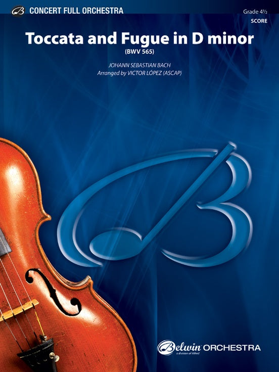 Toccata and Fugue in D Minor – Full Orchestra Conductor Score & Parts (Digital Download)
