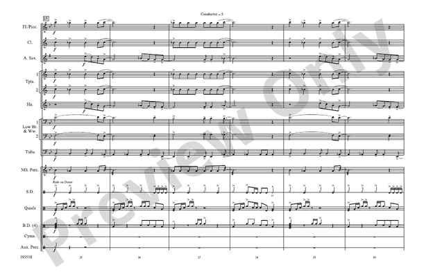 We Are Family – Marching Band Conductor Score & Parts (Digital Download)