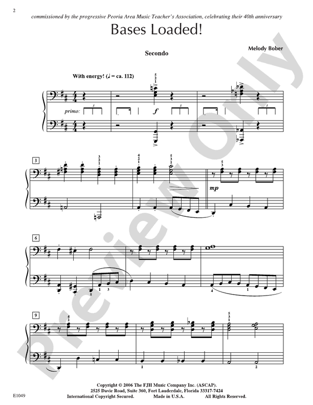 Bases Loaded! - Piano (Digital Download)