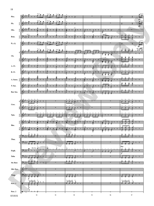 The Irish Washerwoman (from the Irish Suite) - Concert Band Conductor Score & Parts (Digital Download)