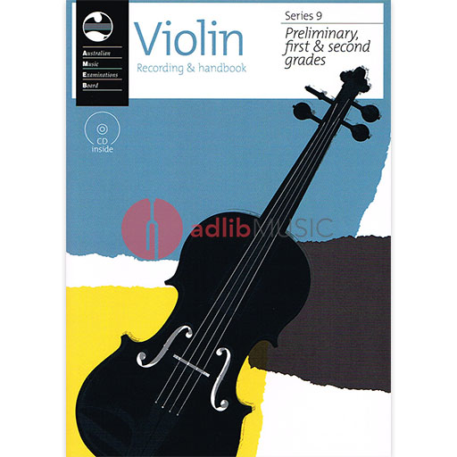 AMEB Violin Series 9 Preliminary to Grade 2 - Violin CD Recording & Handbook AMEB 1202728040