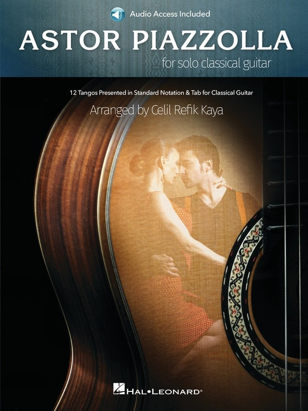 Astor Piazzolla for Solo Classical Guitar - Guitar/Audio Access Online Hal Leonard 324098