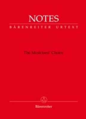 Notes - The Musician's Choice - Barenreiter notebook with red cover - Barenreiter