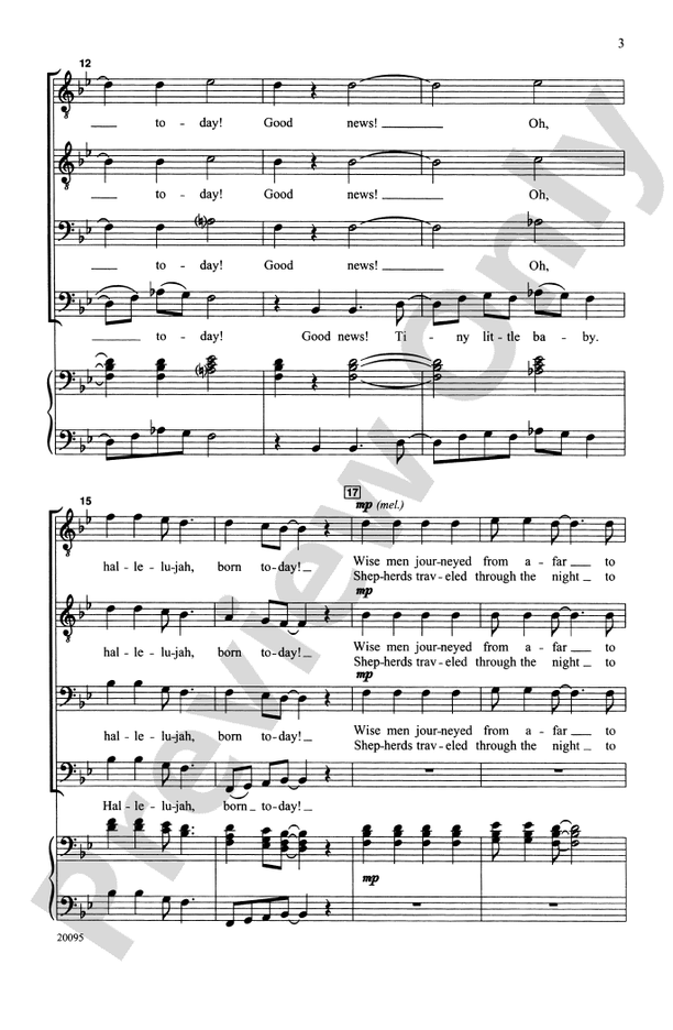 Good News! (A Christmas Spiritual) – TTBB, a cappella Choral Octavo (Digital Download)