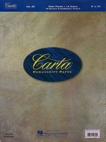 Carta Manuscript Paper No. 35 - Carta Part Paper - Various Authors Hal Leonard