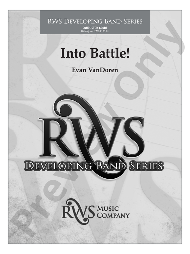 Into Battle! - Concert Band Conductor Score & Parts(Digital Download)