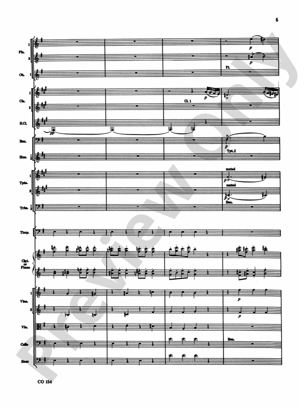 Nutcracker Ballet, Set I ("Dance of the Sugar Plum Fairy" and "Waltz of the Flowers") – Full Orchestra Conductor Score & Parts (Digital Download)