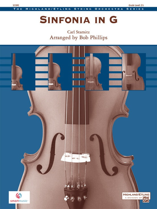 Sinfonia in G (Grade 2.5) – Highland/Etling String Orchestra Conductor Score & Parts (Digital Download)