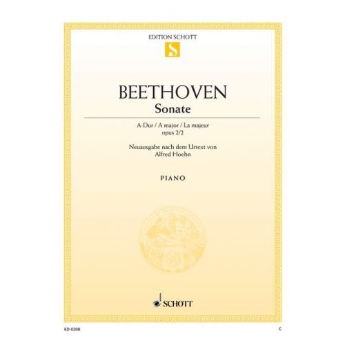 Beethoven - Sonata in AMaj Op2/2 - Piano Solo edited by Hoehn Schott ED0208