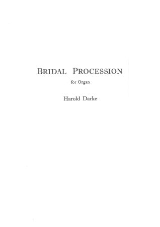 Bridal Procession - Organ (Digital Download)