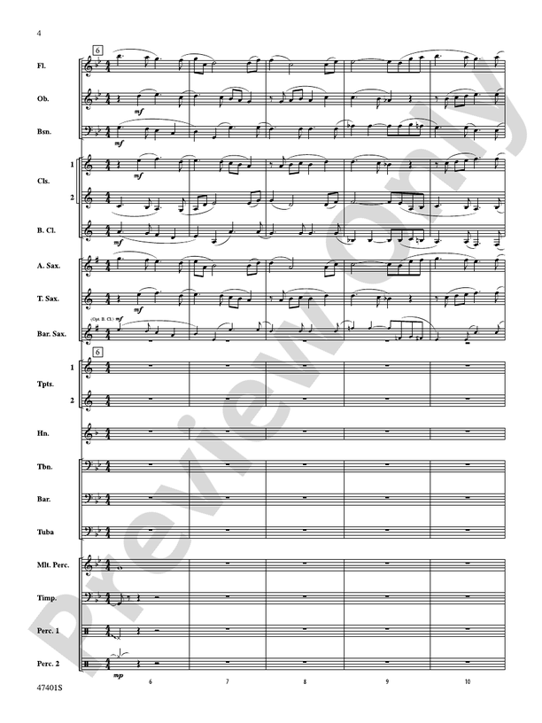 And So He Also Loves the Bow - Concert Band Conductor Score & Parts (Digital Download)
