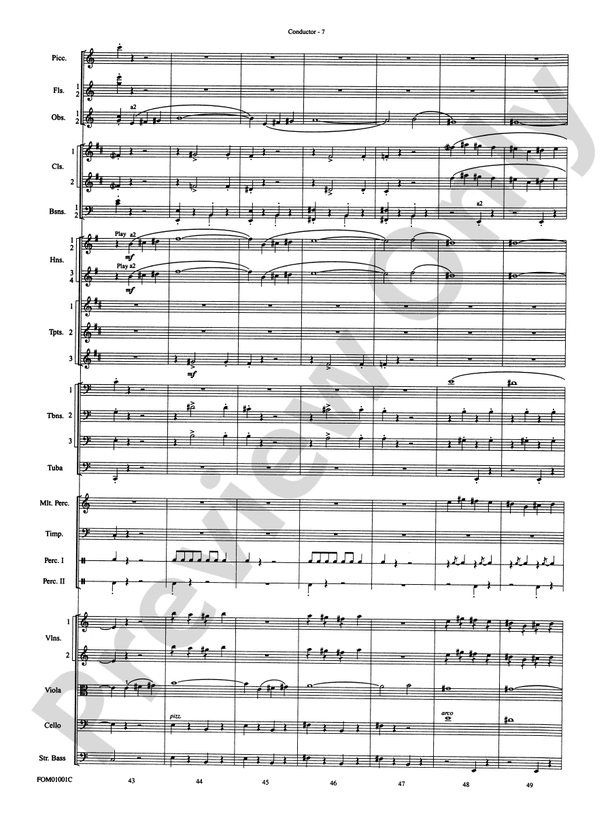My Fair Lady (Medley) - Full Orchestra Conductor Score & Parts (Digital Download)