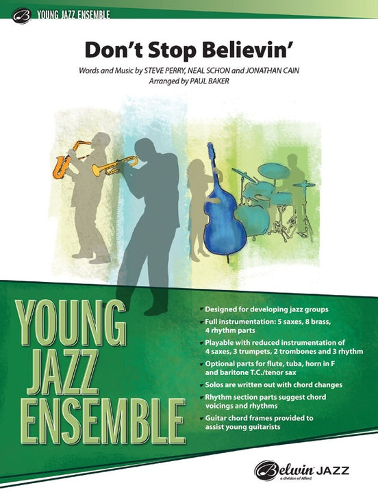 Don't Stop Believin' - Jazz Ensemble Conductor Score & Parts (Digital Download)