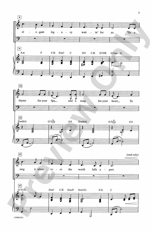 Look to the Rainbow (from Finian's Rainbow) – SATB Choral Octavo (Digital Download)