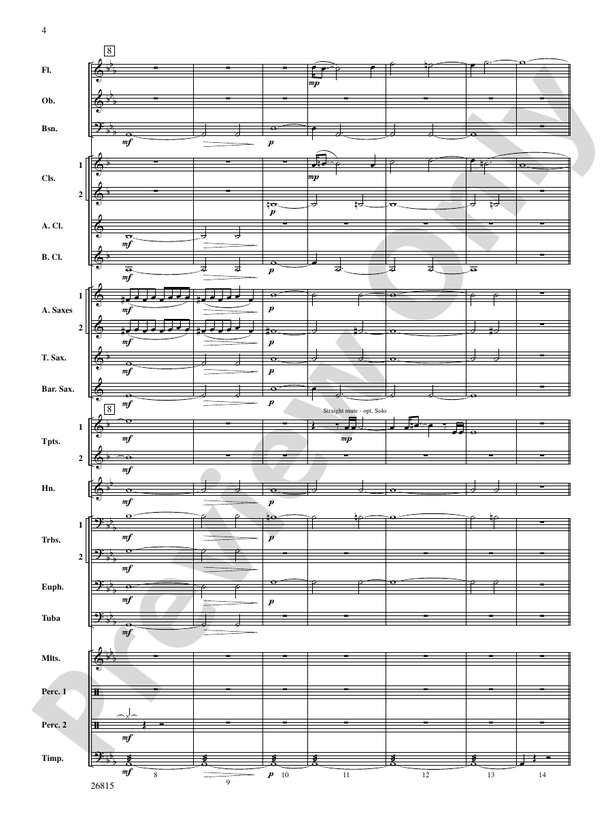 The Mystery of Duffy's Cut - Concert Band Conductor Score & Parts (Digital Download)