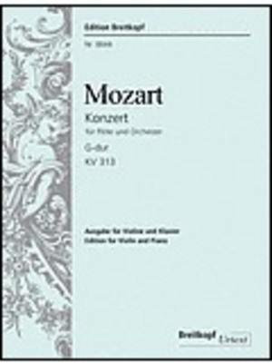 Concerto G major K.313 - Wolfgang Amadeus Mozart - Flute Breitkopf & Hartel