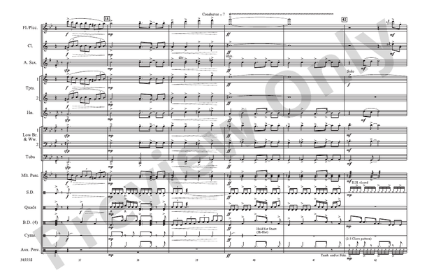 Galeon – Marching Band Conductor Score & Parts (Digital Download)