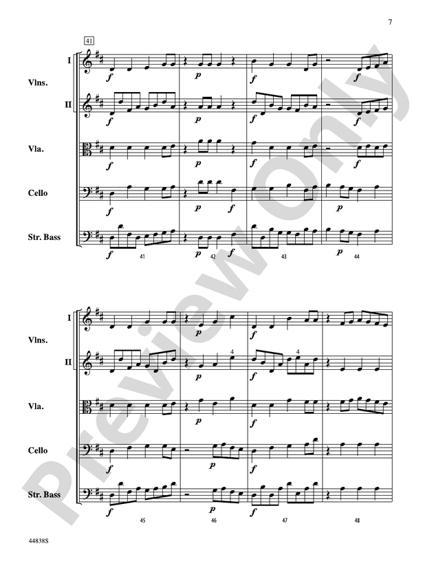 Bowless Beguine - String Orchestra Conductor Score & Parts (Digital Download)