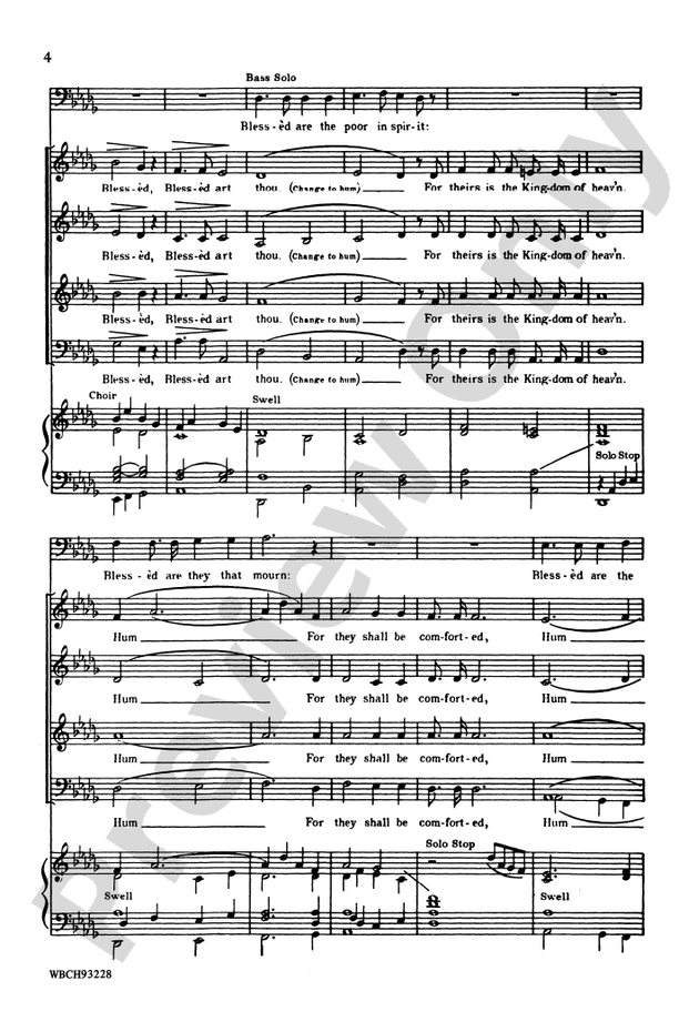 Beatitudes - SATB Choral Octavo (Digital Download)