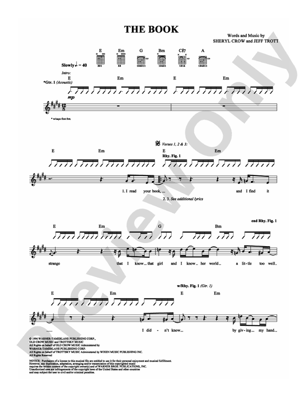 The Book - Guitar TAB (Digital Download)