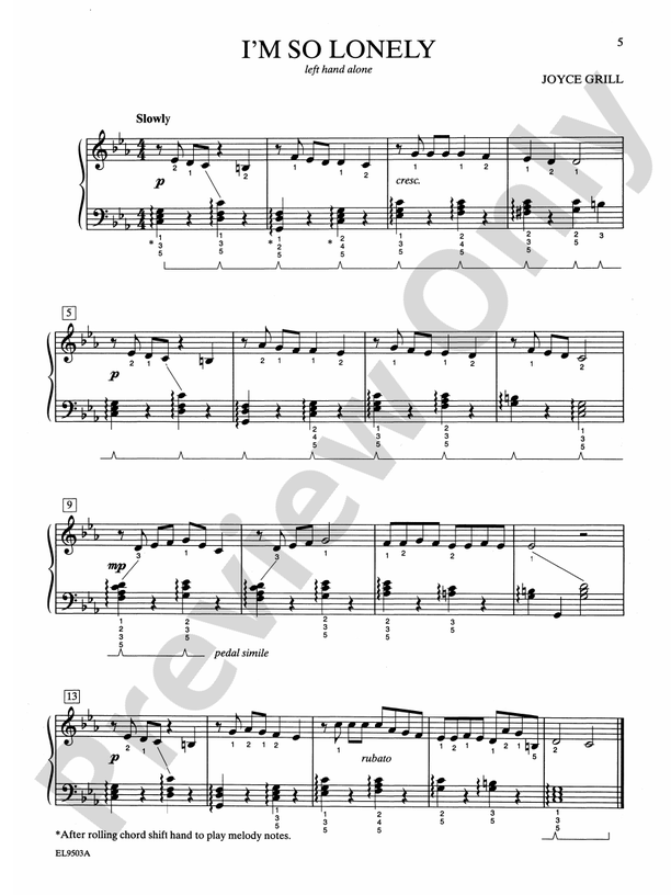 Left Alone -- Right On!: 14 Original Pieces for Left Hand Alone or Right Hand Alone - Piano Solo (Digital Download)