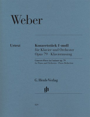 Concert Piece Op. 79 in F minor - Carl Maria von Weber - Piano G. Henle Verlag 2 Pianos 4 Hands