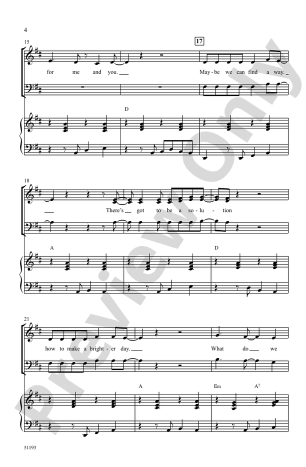 Give a Little Love - 3 Part Mixed Choral Octavo (Digital Download)