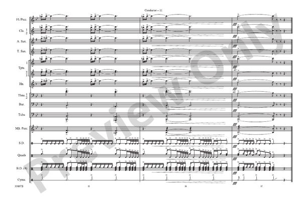 Whipping Post – Marching Band Conductor Score & Parts (Digital Download)