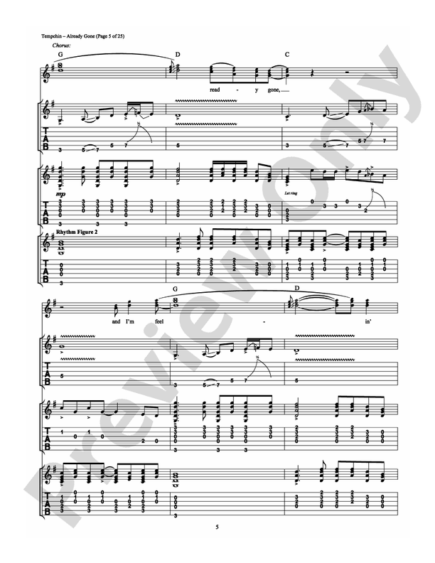 Already Gone - Guitar TAB (Digital Download)