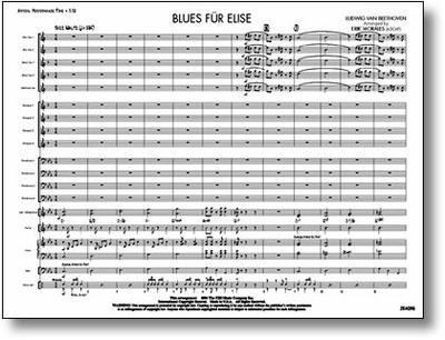 Blues fí_r Elise - Ludwig van Beethoven - Erik Morales FJH Music Company Score/Parts