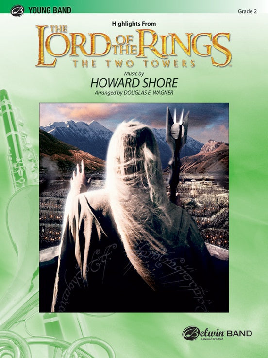 The Lord of the Rings: The Two Towers, Highlights from - Concert Band Conductor Score & Parts (Digital Download)