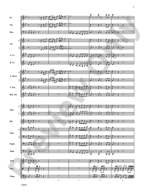 Chino Hills - Concert Band Conductor Score & Parts (Digital Download)