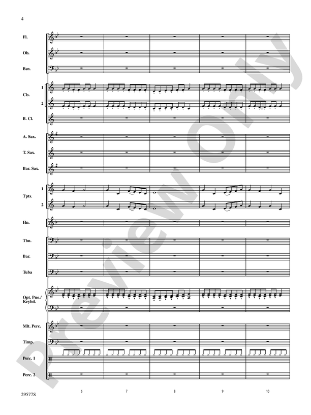 Legacy (An Overture for Band) - Concert Band Conductor Score & Parts (Digital Download)