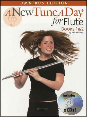 A New Tune A Day for Flute - Books 1 & 2 - (CD Edition) - Flute Ned Bennett Boston Music /CD
