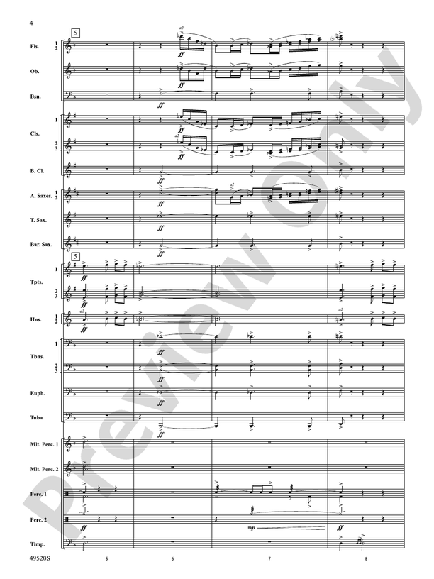 My Victory Won - Concert Band Conductor Score & Parts (Digital Download)